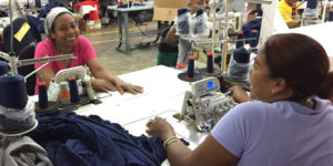 Photograph of workers at the Alta Gracia factory