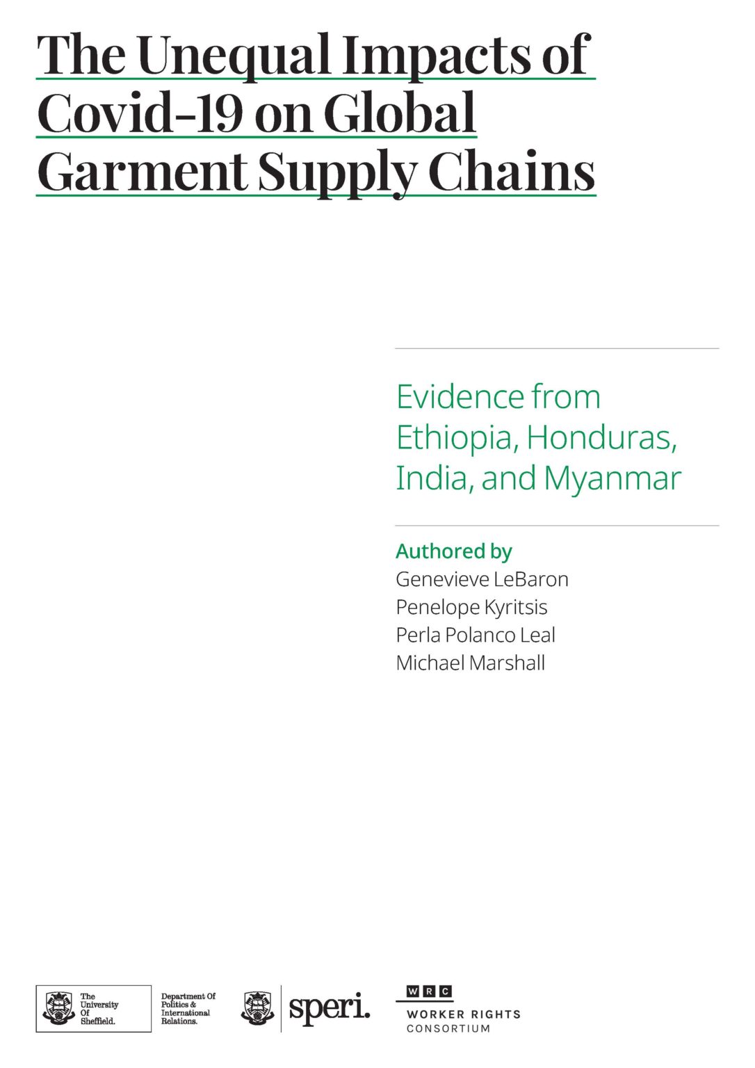 The Unequal Impacts of Covid-19 on Global Garment Supply Chains ...