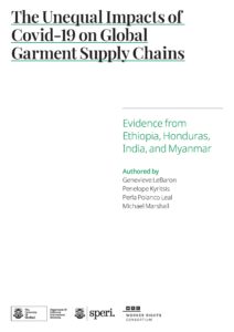 Unequal Impacts of Covid-19 on Global Garment Supply Chains